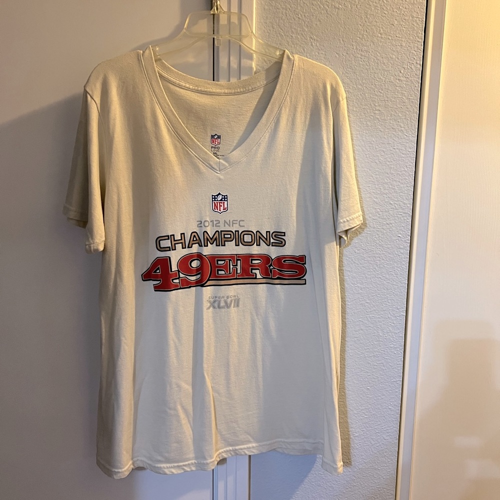 49ers NFL 2012 NFC champions t-shirt